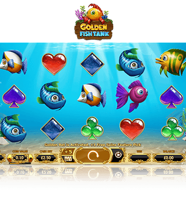 Der Spielablauf des Golden Fish Tank Slots.