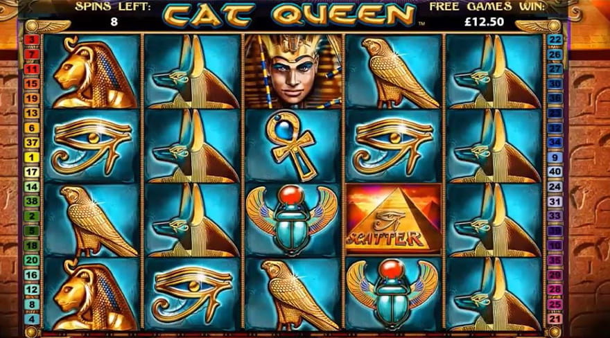 Top 10 Egypt Slots Cat Queen