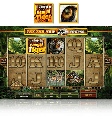 Untamed Bengal Tiger Slot Game